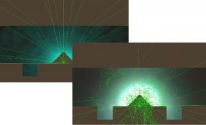 設計前の光線追跡図